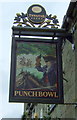 Sign for the Punch Bowl