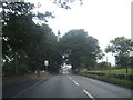 A523 nears Leek town boundary