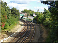 Round the bend to Woolston station