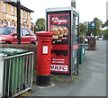 George VI postbox and telephone box on Watling Street Road.Preston