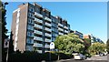 Blocks of flats overlooking Wimbledon Park