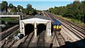 Train cleaning shed north of Gap Road railway bridge