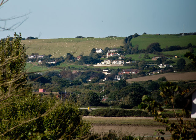 Houses near the junction of Green Lane with Down Lane, Braunton