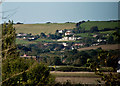 Houses near the junction of Green Lane with Down Lane, Braunton