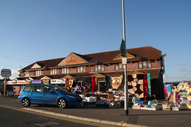 Eye of the Tiger: shops and hotel in Sea... © Chris :: Geograph Britain ...