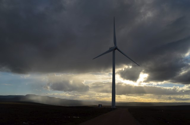 Turbine 11 at Gordonbush Windfarm, Sutherland