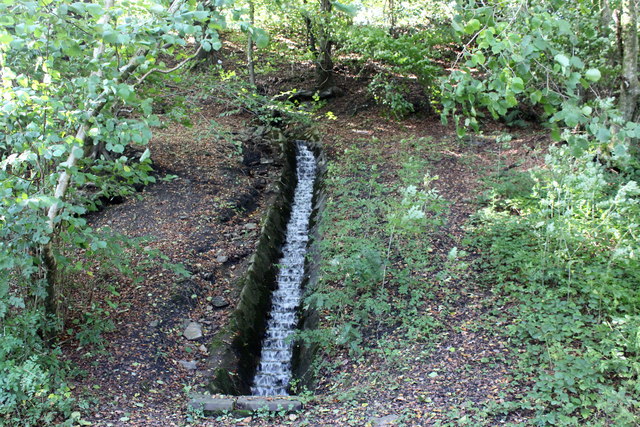 Cascade, south of Fairoak Farm