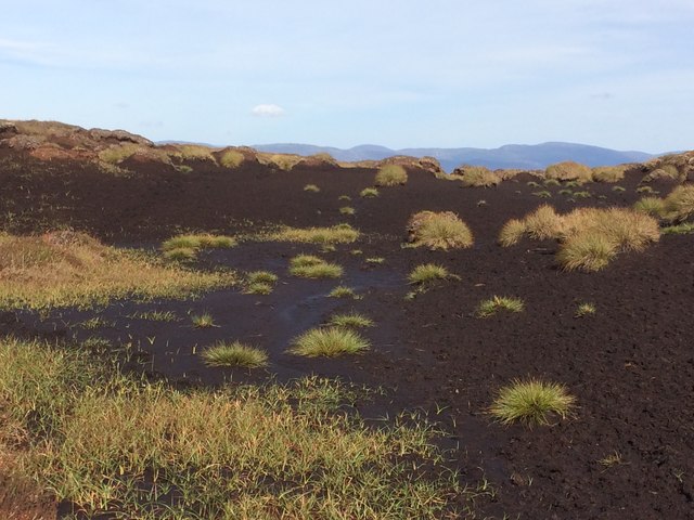 Peat bog east of Meallach Mor