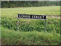 TM1485 : Lower Street sign by Geographer