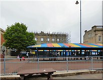 SJ9399 : The changing face of Ashton Market by Gerald England