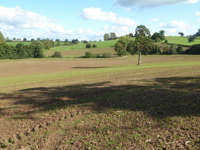 Arable farmland near Edvin Loach