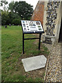 TM1383 : Information Board at St.Mary the Virgin Church by Geographer
