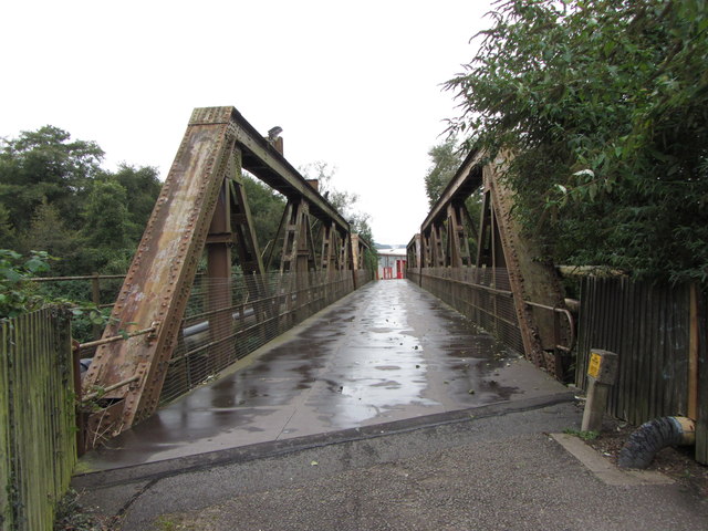 Former railway bridge near Trefforest Estate