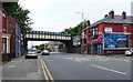 Former railway bridge across Rice Lane