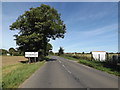 TM0593 : Entering Attleborough on the B1077 Attleborough Road by Geographer
