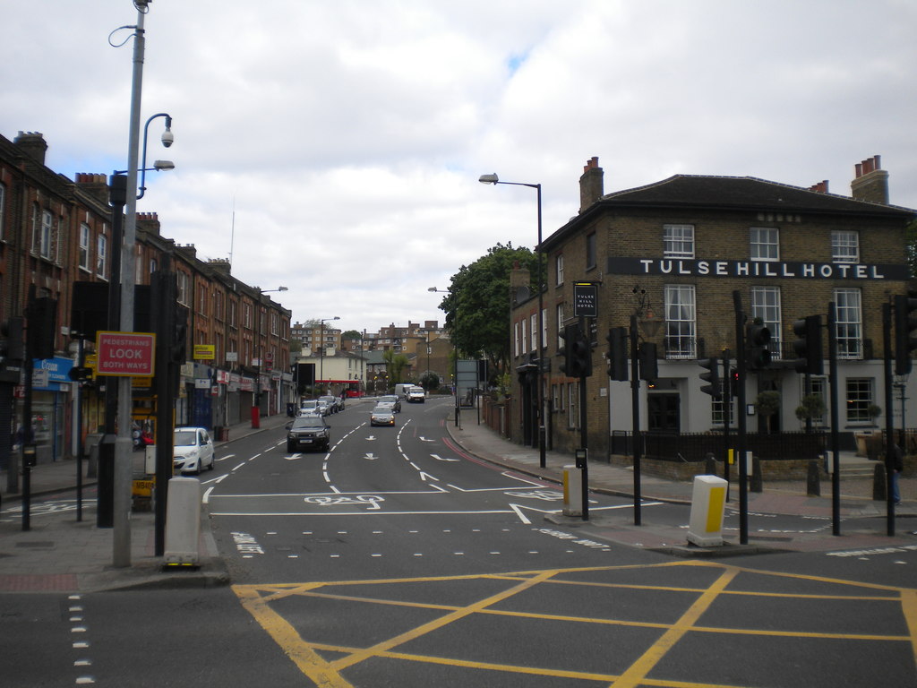 Bottom of Tulse Hill, Tulse Hill © Richard Vince :: Geograph Britain ...