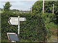 Signpost at Leigh Cross