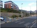 Boscombe: zebra crossing on footpath F10