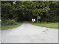 The entrance to Long Siberia Firing Range, Bisley