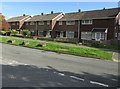 Houses and boulders, Fairhill, Fairwater, Cwmbran