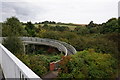 Footbridge over the A617 at Pleasley