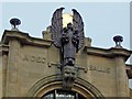 NS4863 : The Russell Institute: angel statue by Lairich Rig