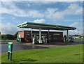 NY6325 : Filling station on the A66 at Kirkby Thore by Alpin Stewart