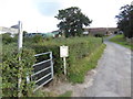 Great Bentley Farm seen from footpath corner