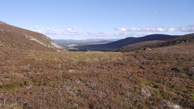 View from the Creag Shoilleir road