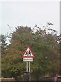 UK School Ahead Sign