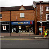 SJ6552 : Salvation Army charity shop in Nantwich town centre by Jaggery