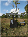 TM1589 : Signpost & Plantation Road sign by Geographer