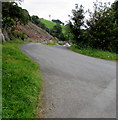 SH7300 : Side road towards a disused quarry west of Machynlleth by Jaggery
