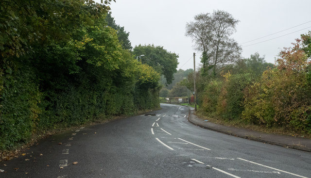 Minor road south-west of Cwmynyscoy