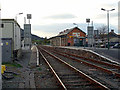 SH5639 : Porthmadog main line station by John Lucas