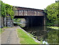 Railway bridge crossing the Leeds and Liverpool Canal