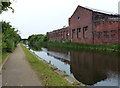 Factory next to the Leeds and Liverpool Canal