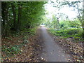 Footpath from Kings Hill West Malling to the Wateringbury-East Malling road.