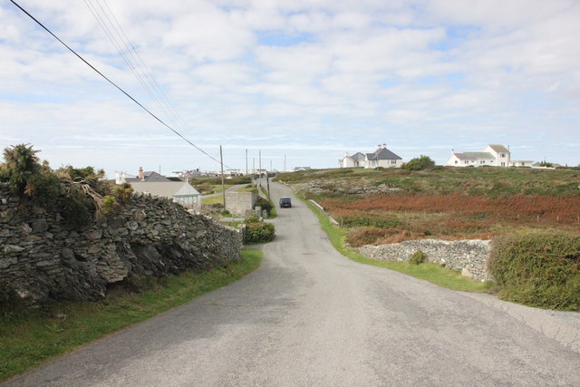 The Anglesey Coastal Path heading north