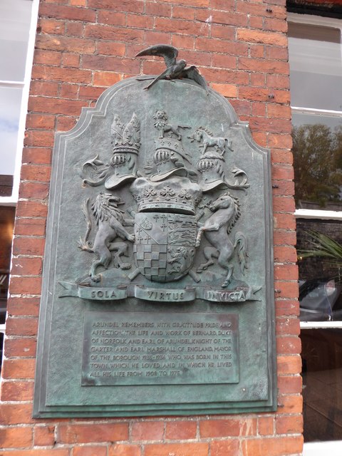 Town centre plaque, Arundel (4)