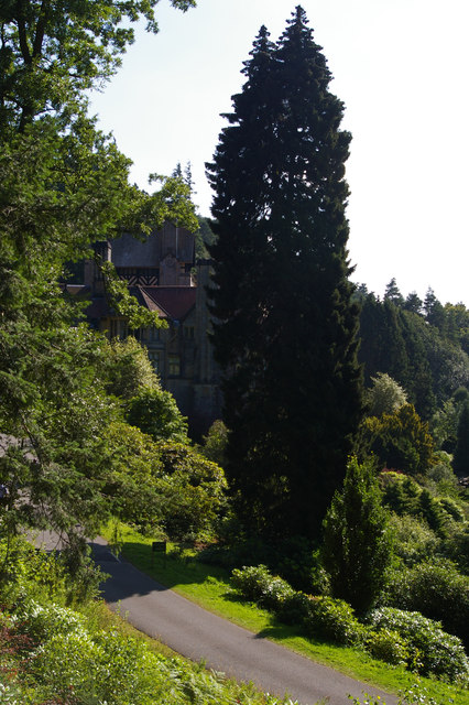 Cragside House from the north