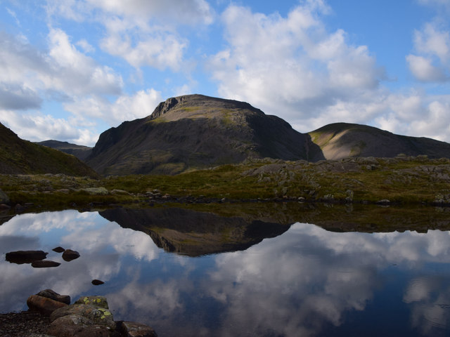 Great Gable from Sprinkling Tarn