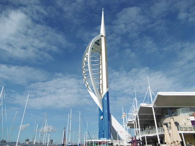 The Spinnaker Tower at Gunwharf Quays © Marathon :: Geograph Britain ...