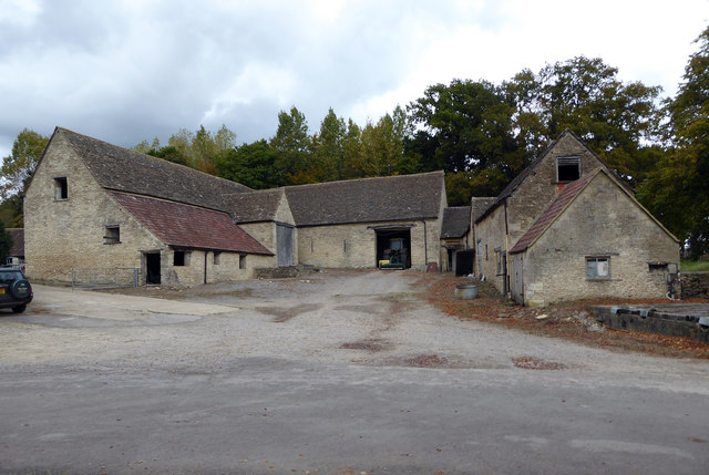 Barns and granary, Little Badminton Farm