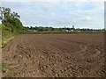 Ploughed field at Draycott, Kempsey