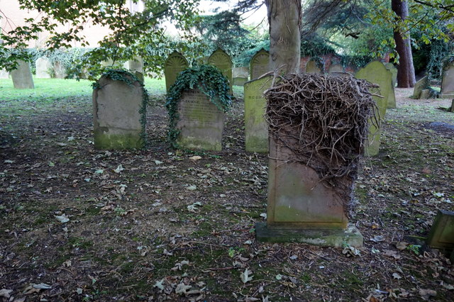 Grave stones in St Peter's Church