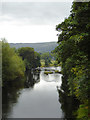 The River Dee north-west of Llangollen, Denbighshire