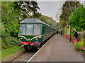 SD7914 : East Lancashire Railway, Railcar at Summerseat by David Dixon
