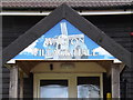 TM1791 : Wacton Village Hall sign by Geographer