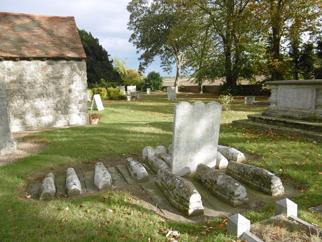 'Pip's graves' in Cooling Churchyard